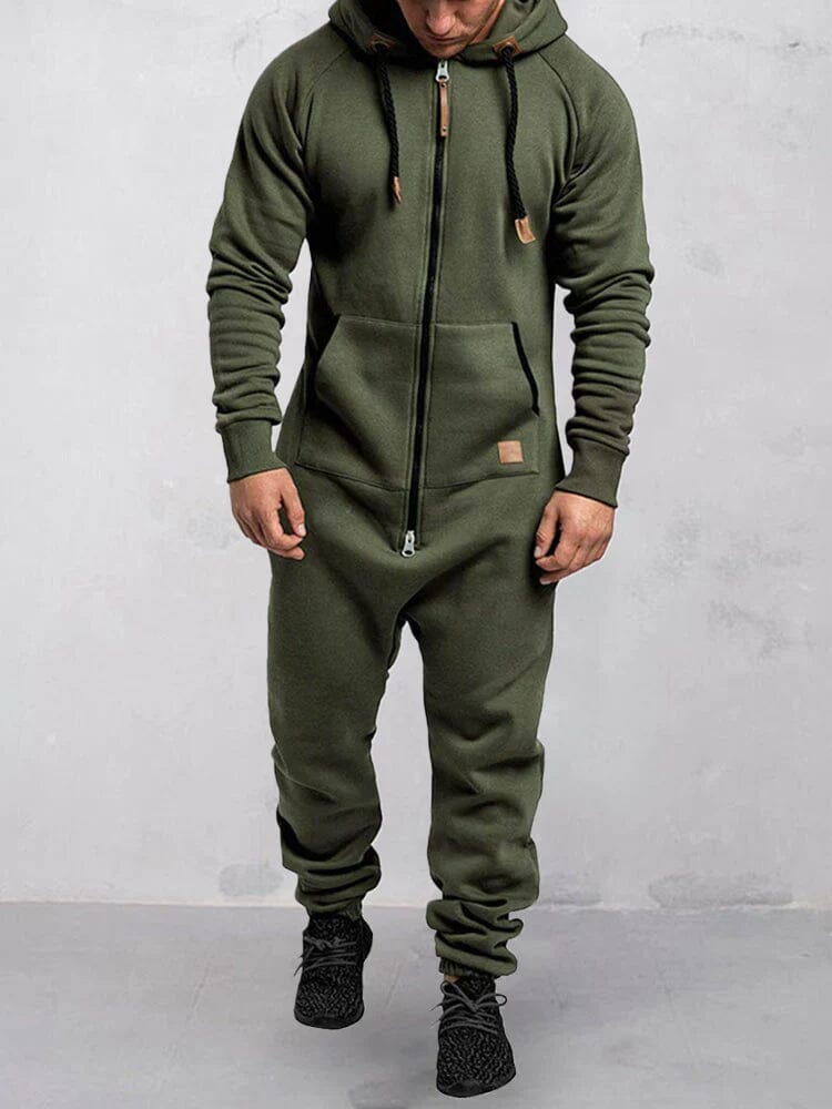 Comfortable Hooded Jumpsuit For Men – TrendyKiwis