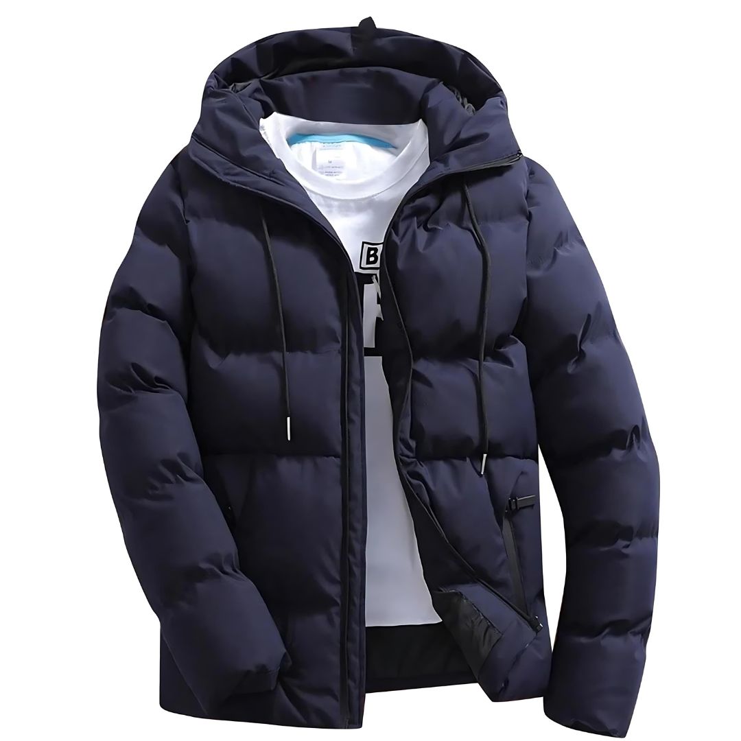 Marco Parka Homme – Waterproof Winter Coat with Adjustable Hood &amp; Warm Lining
