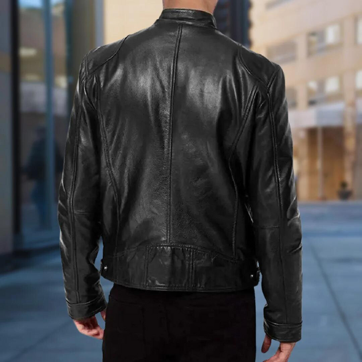 David Homme Leather Jacket – Elegant &amp; Durable Blouson with Modern and Comfortable Style