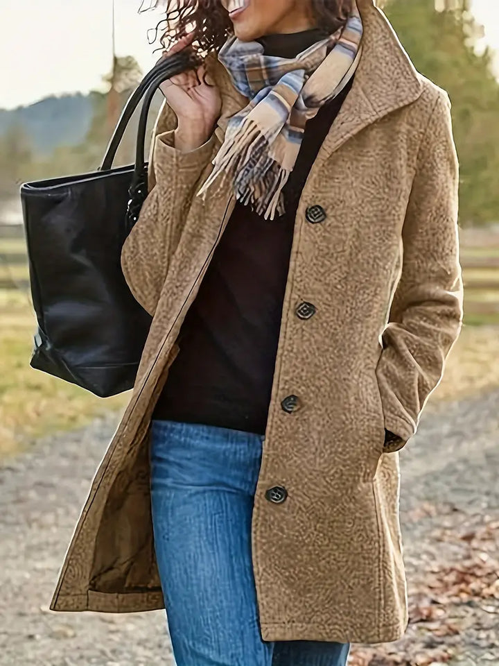 Brianna Coat Woman – Elegant Winter Coat with Warm Lining &amp; Feminine Cut