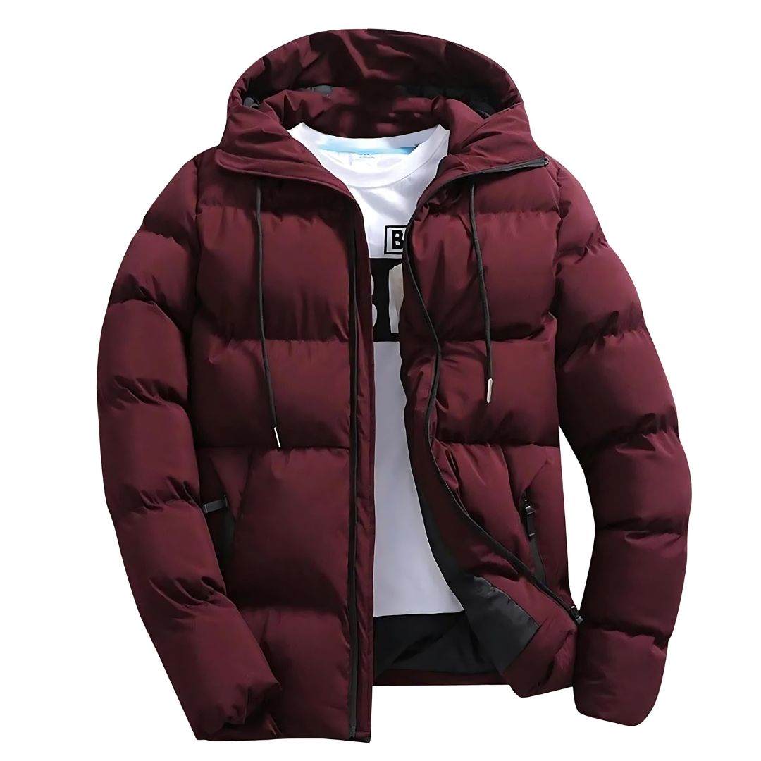 Marco Parka Homme – Waterproof Winter Coat with Adjustable Hood &amp; Warm Lining