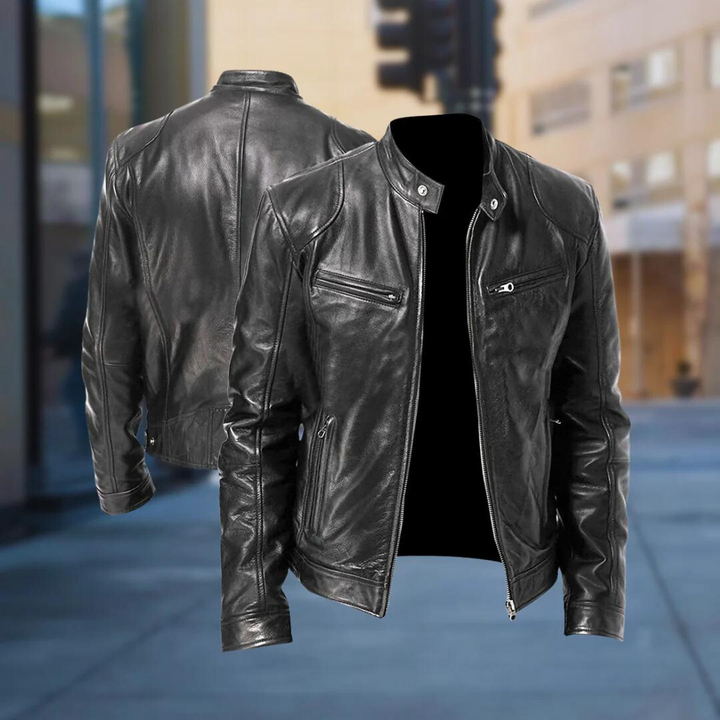 David Homme Leather Jacket – Elegant &amp; Durable Blouson with Modern and Comfortable Style