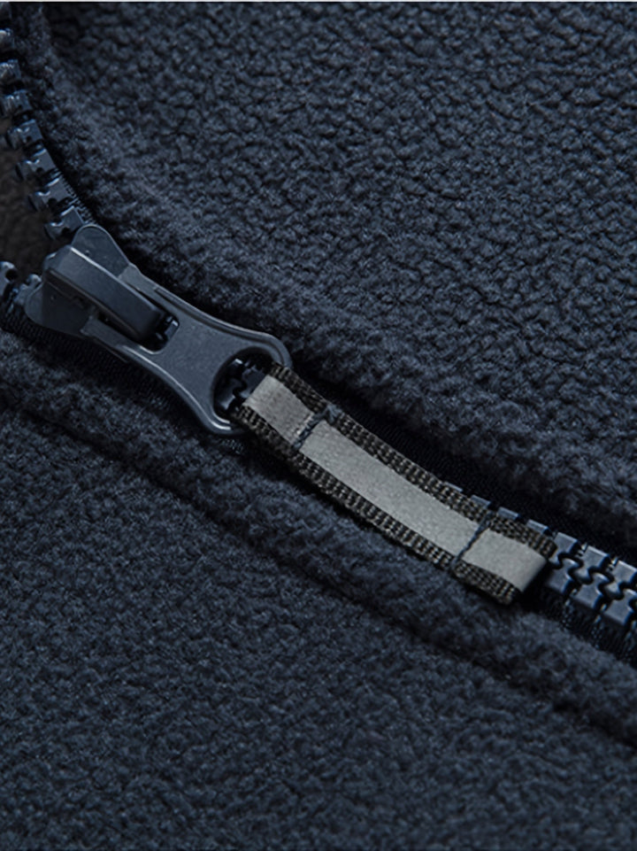 Julius Veste Polaire Outdoor Homme – Soft, Warm &amp; Light with Protective Collar