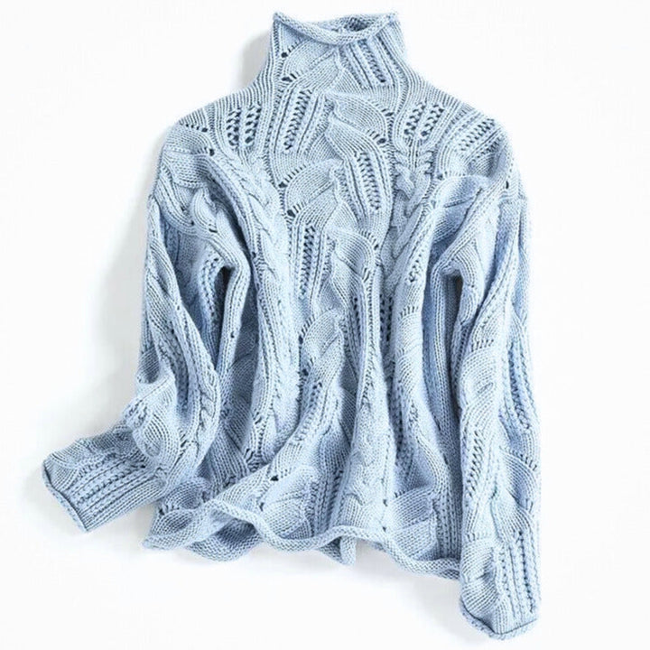 Elizabeth Cashmere Turtleneck Sweater