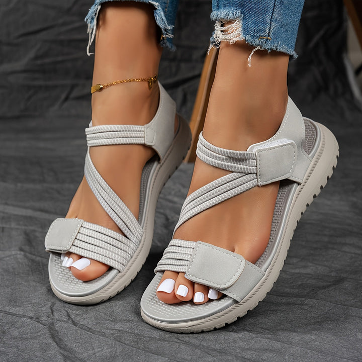 Lightweight comfort sandals with adjustable straps for women