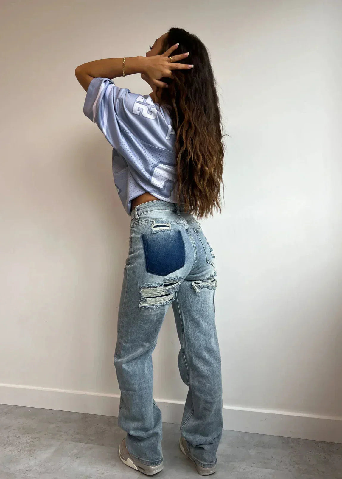 Vintage Ripped Jeans for Women