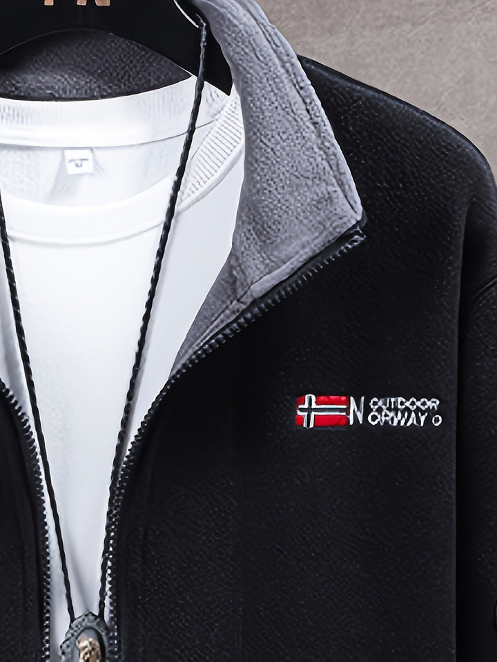 Julius Veste Polaire Outdoor Homme – Soft, Warm &amp; Light with Protective Collar