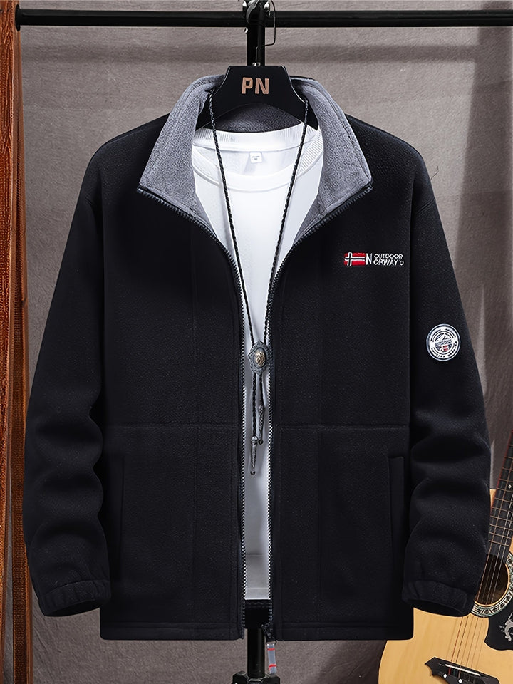 Julius Veste Polaire Outdoor Homme – Soft, Warm &amp; Light with Protective Collar