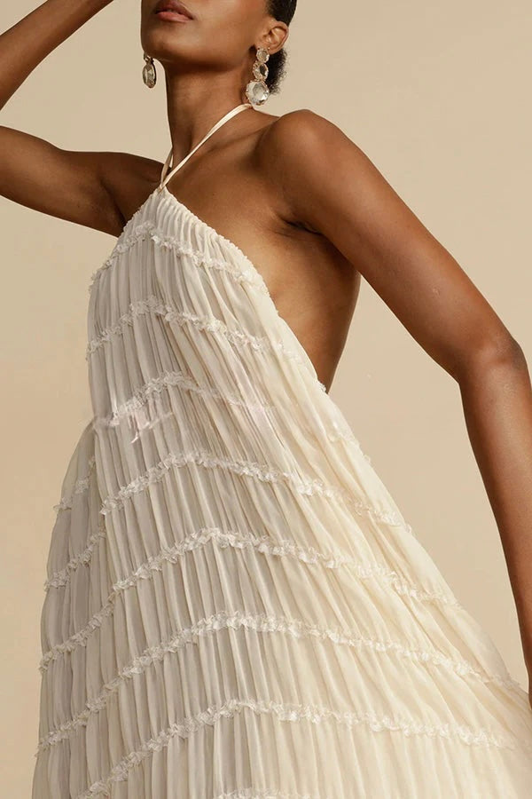 Convertible Ruched Maxi Skirt / Strapless Dress – Vintage-Inspired