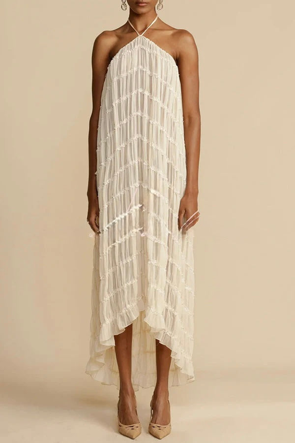 Convertible Ruched Maxi Skirt / Strapless Dress – Vintage-Inspired