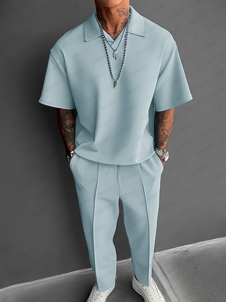 Easy Summer Fashion 2-Piece Set for Men