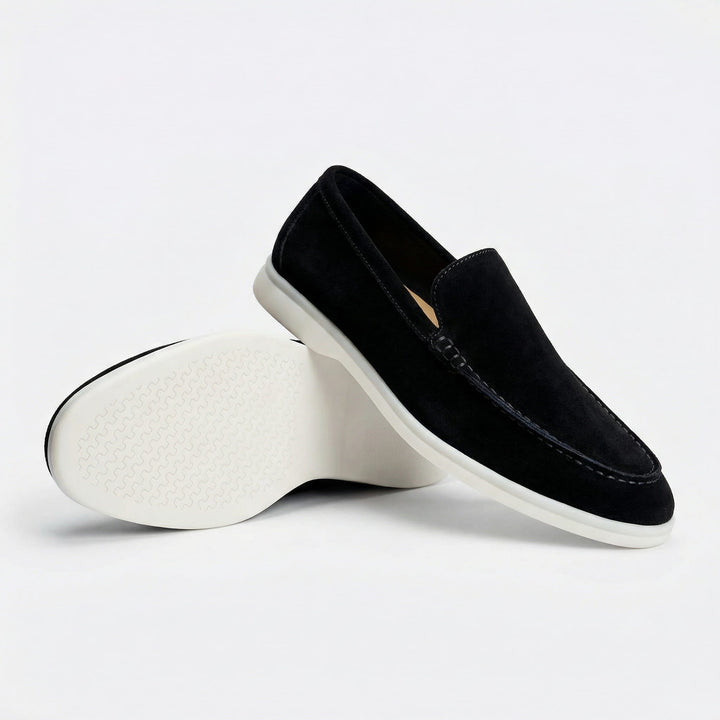 Enzo Suede Loafers – Cushioned Comfort