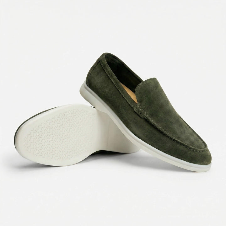 Enzo Suede Loafers – Cushioned Comfort