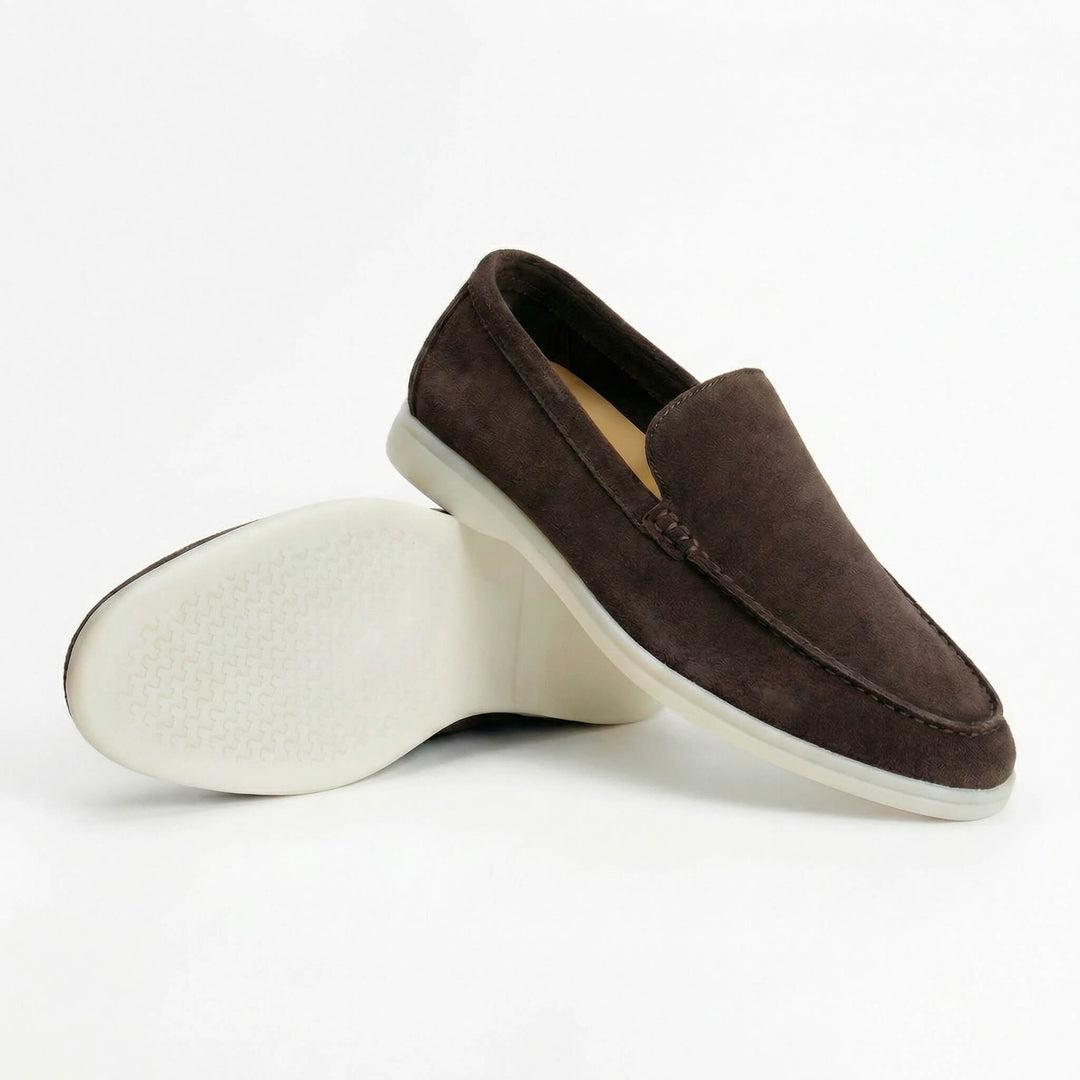 Enzo Suede Loafers – Cushioned Comfort