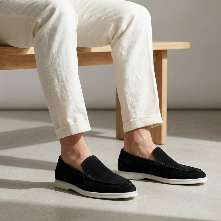 Enzo Suede Loafers – Cushioned Comfort