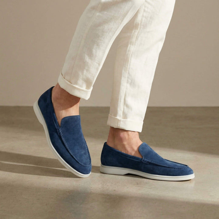 Enzo Suede Loafers – Cushioned Comfort