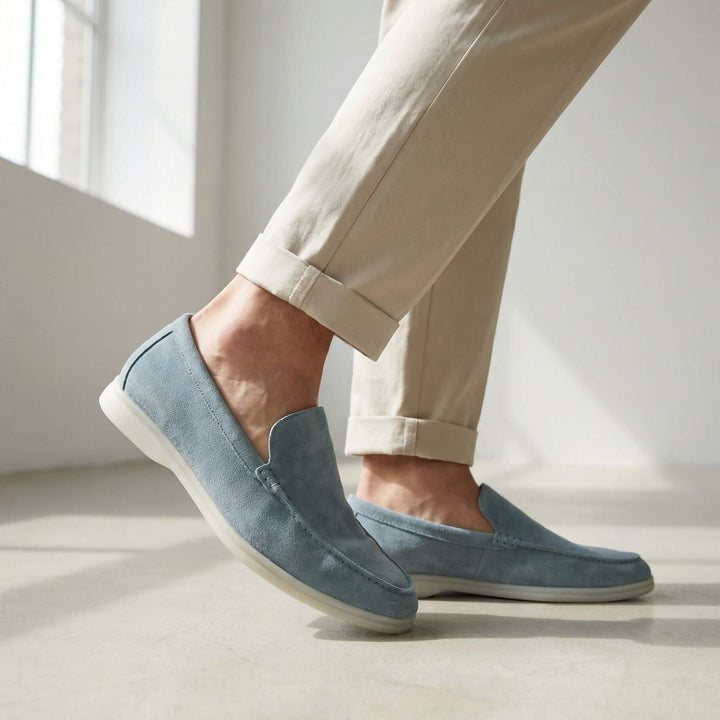 Enzo Suede Loafers – Cushioned Comfort