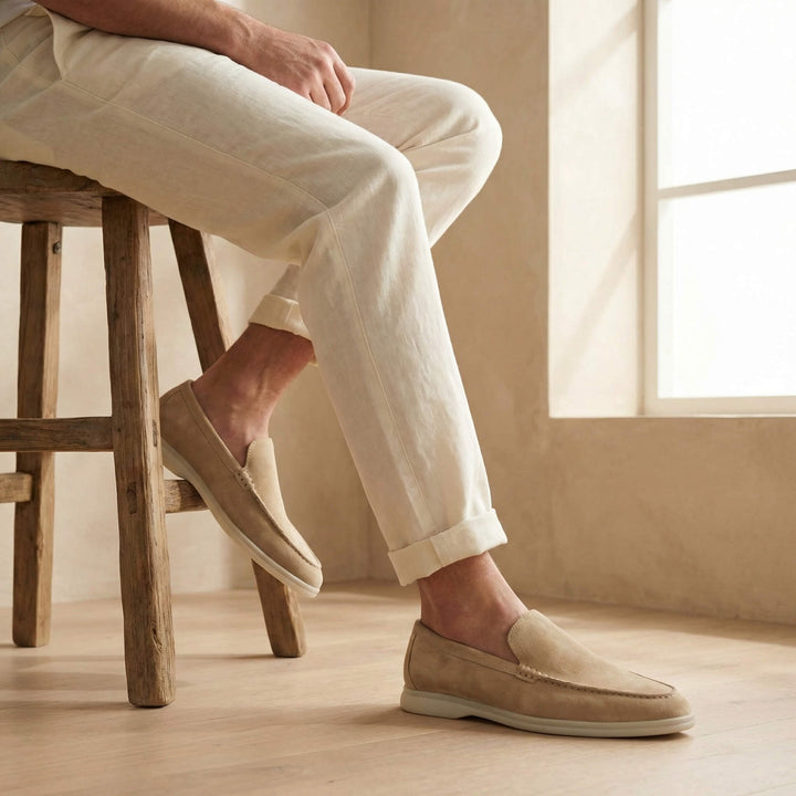 Enzo Suede Loafers – Cushioned Comfort