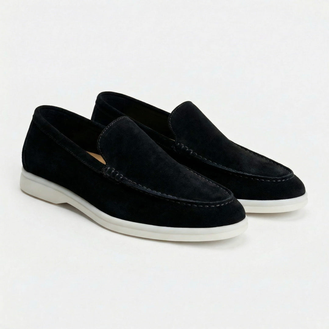 Enzo Suede Loafers – Cushioned Comfort