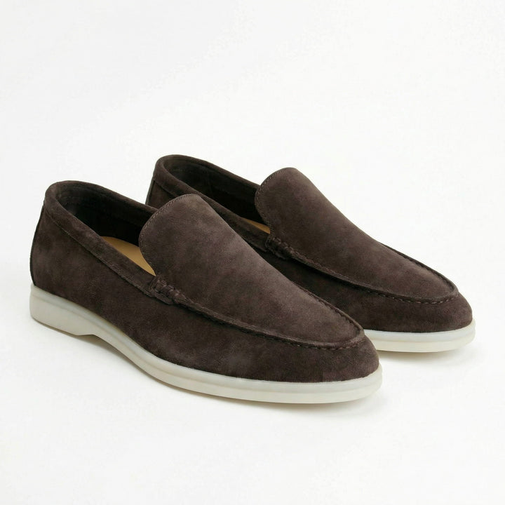 Enzo Suede Loafers – Cushioned Comfort