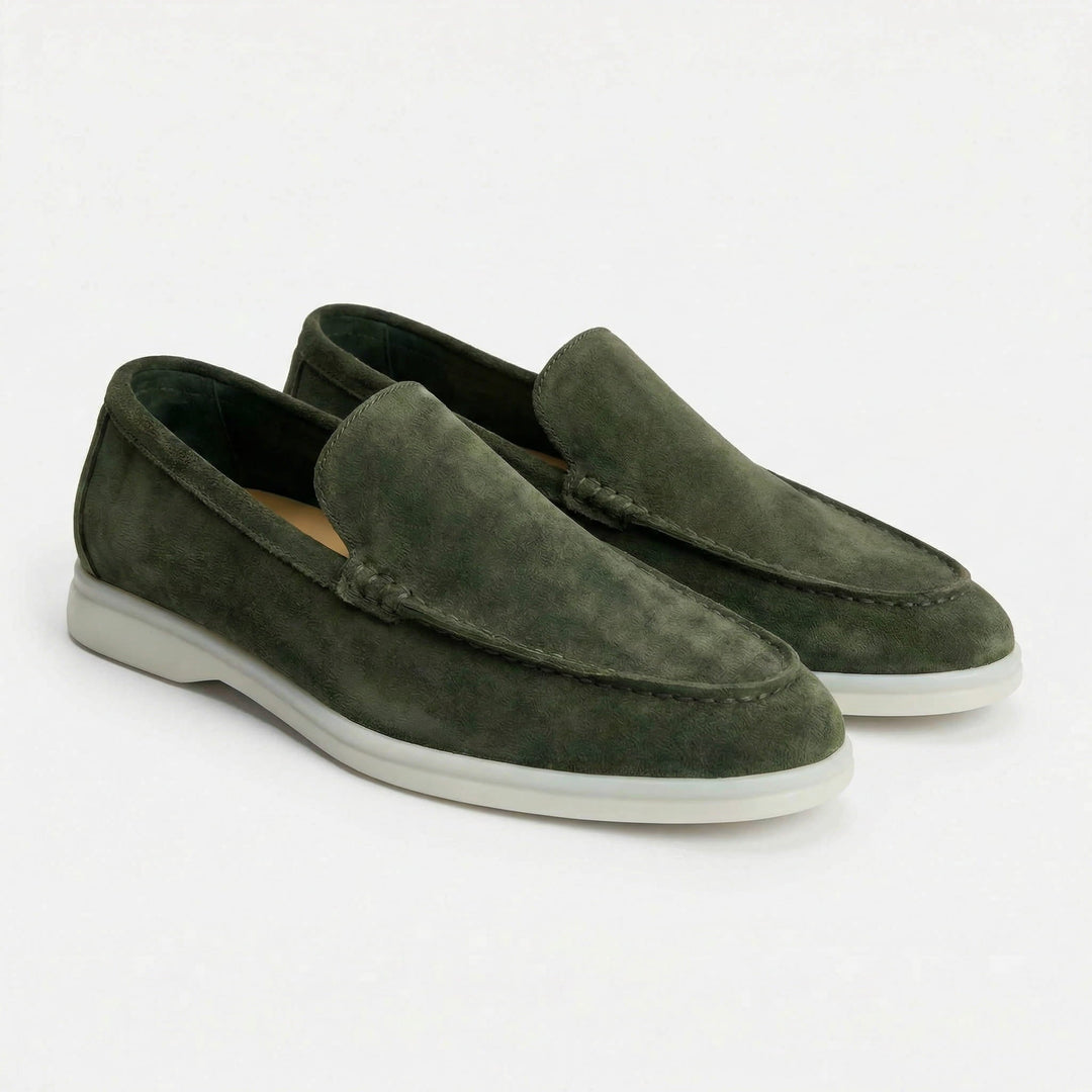Enzo Suede Loafers – Cushioned Comfort