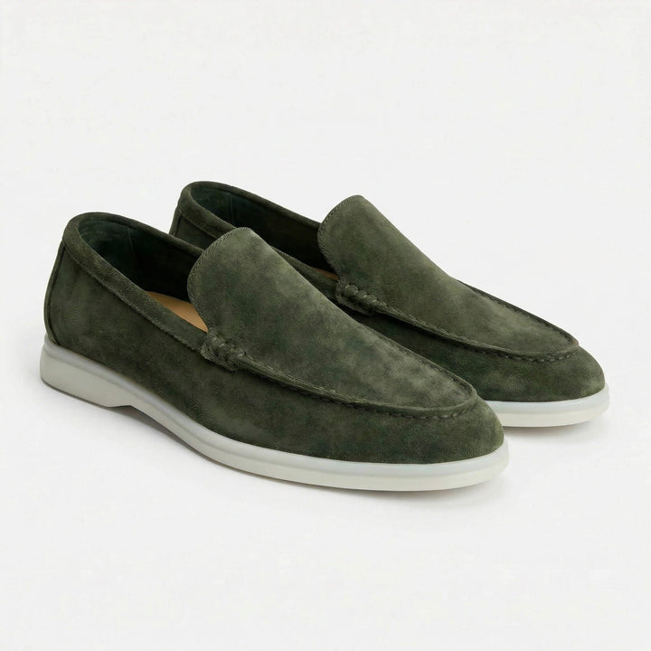 Enzo Suede Loafers – Cushioned Comfort