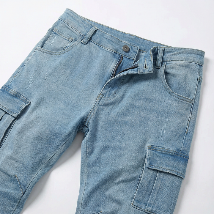 Men’s Cargo Pants – Slim Fit, Side Pocket Design