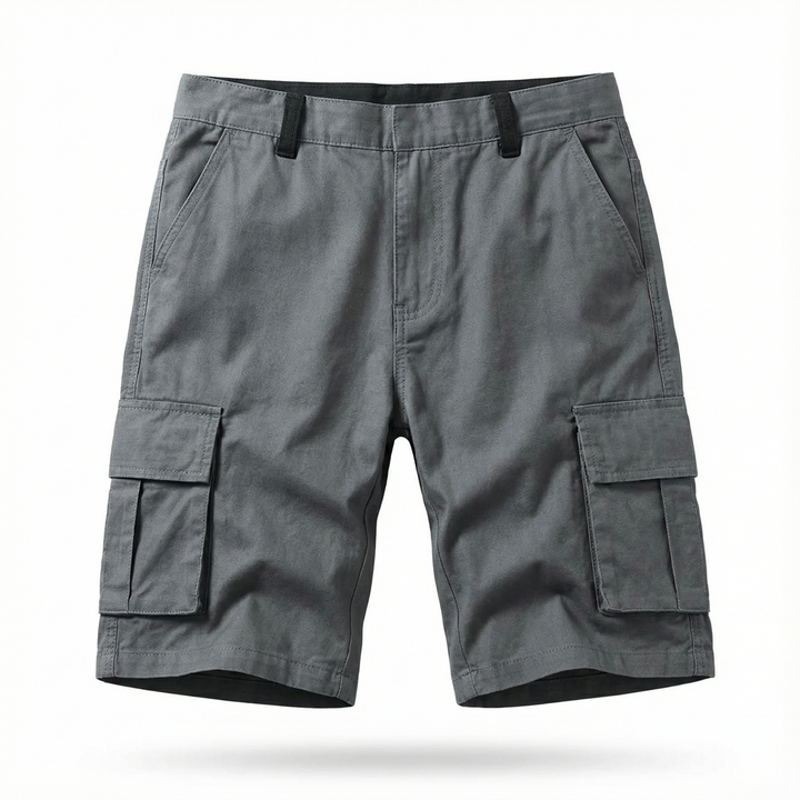 Men’s Cargo Shorts – Knee-Length, Multi-Pocket Design