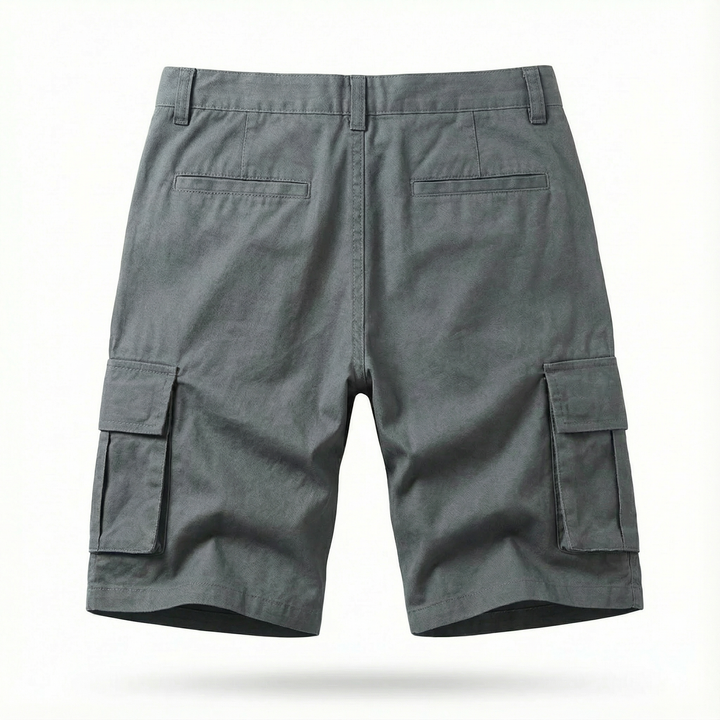 Men’s Cargo Shorts – Knee-Length, Multi-Pocket Design