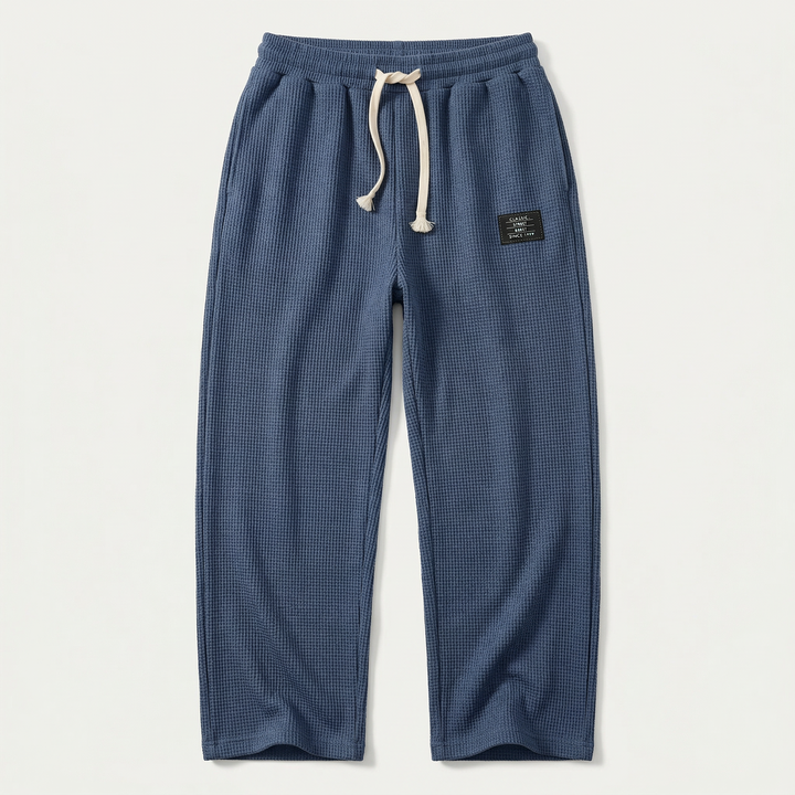 Men’s Drawstring Pants – Straight Leg Design with Side Pockets