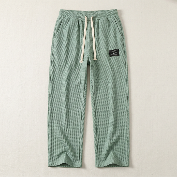 Men’s Drawstring Pants – Straight Leg Design with Side Pockets