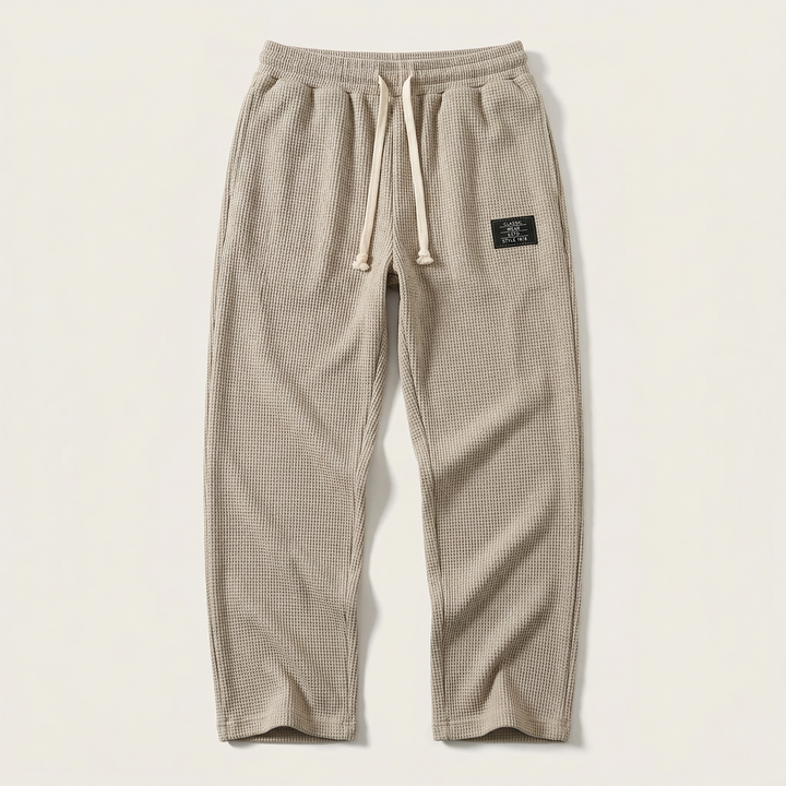 Men’s Drawstring Pants – Straight Leg Design with Side Pockets