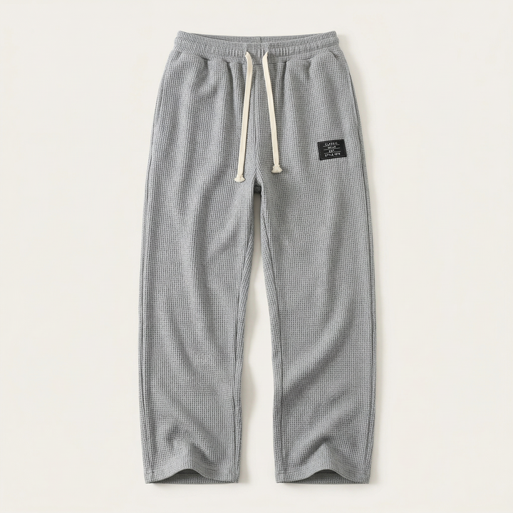Men’s Drawstring Pants – Straight Leg Design with Side Pockets