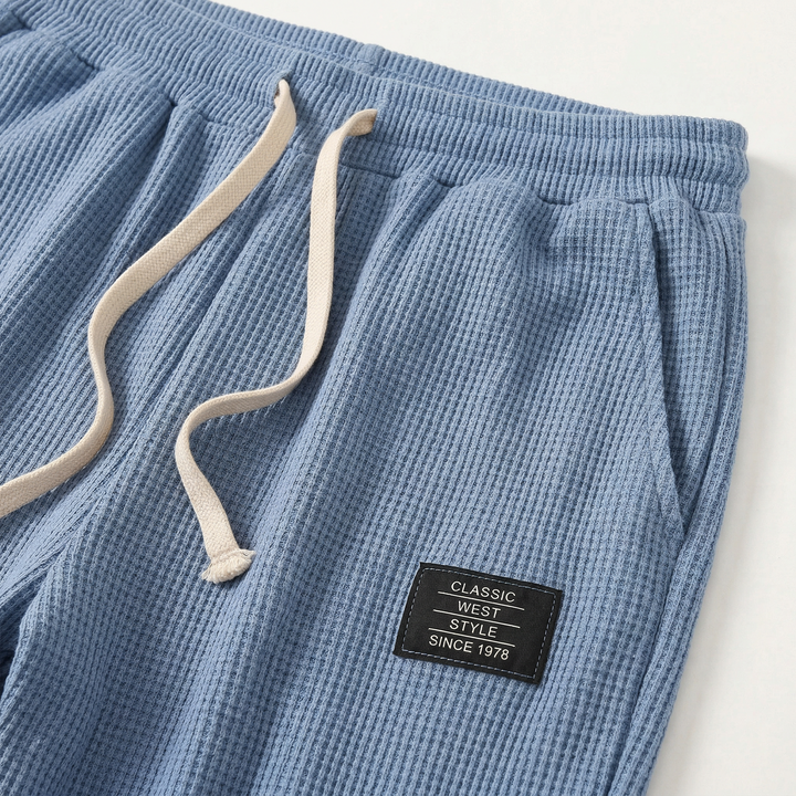 Men’s Drawstring Pants – Straight Leg Design with Side Pockets
