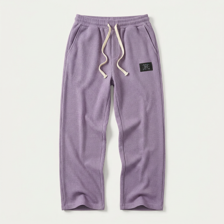 Men’s Drawstring Pants – Straight Leg Design with Side Pockets