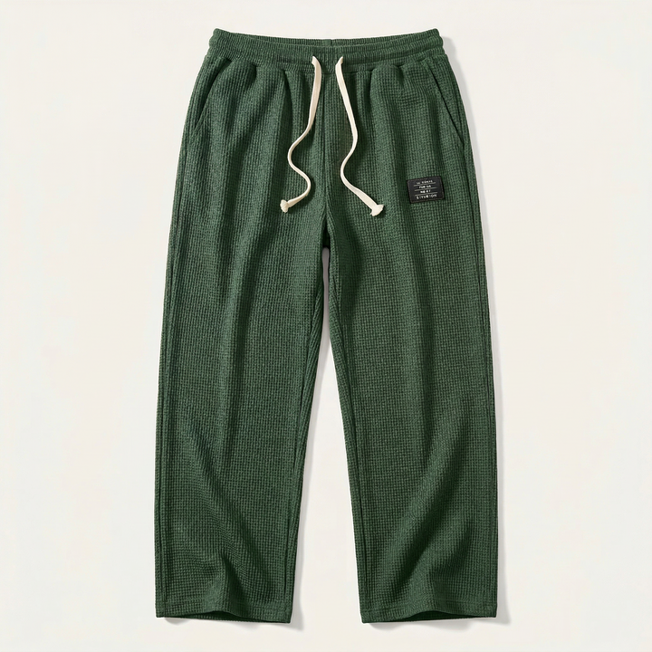 Men’s Drawstring Pants – Straight Leg Design with Side Pockets