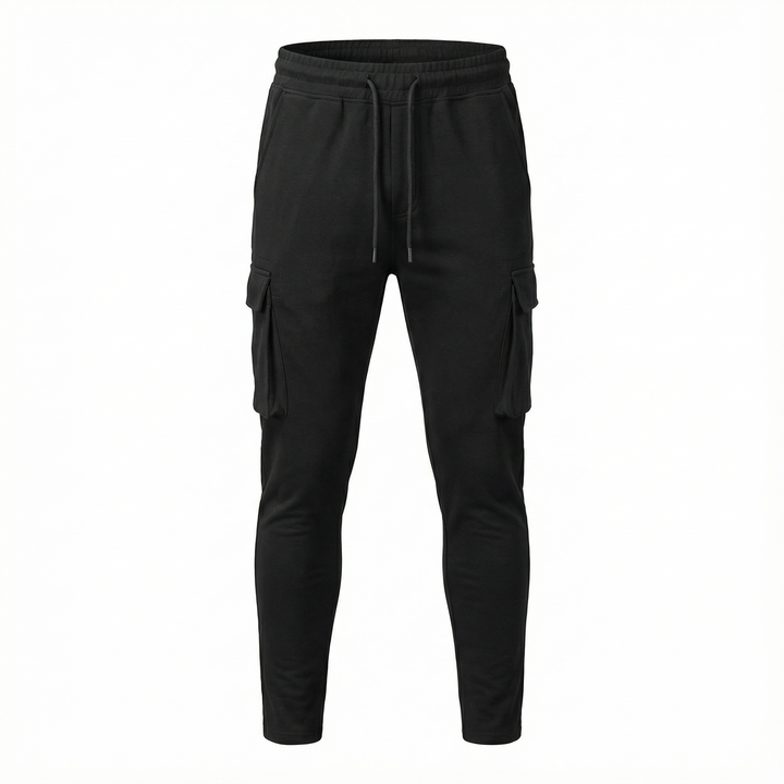 Men’s Jogger Pants – Tapered Leg, Utility Pocket Design