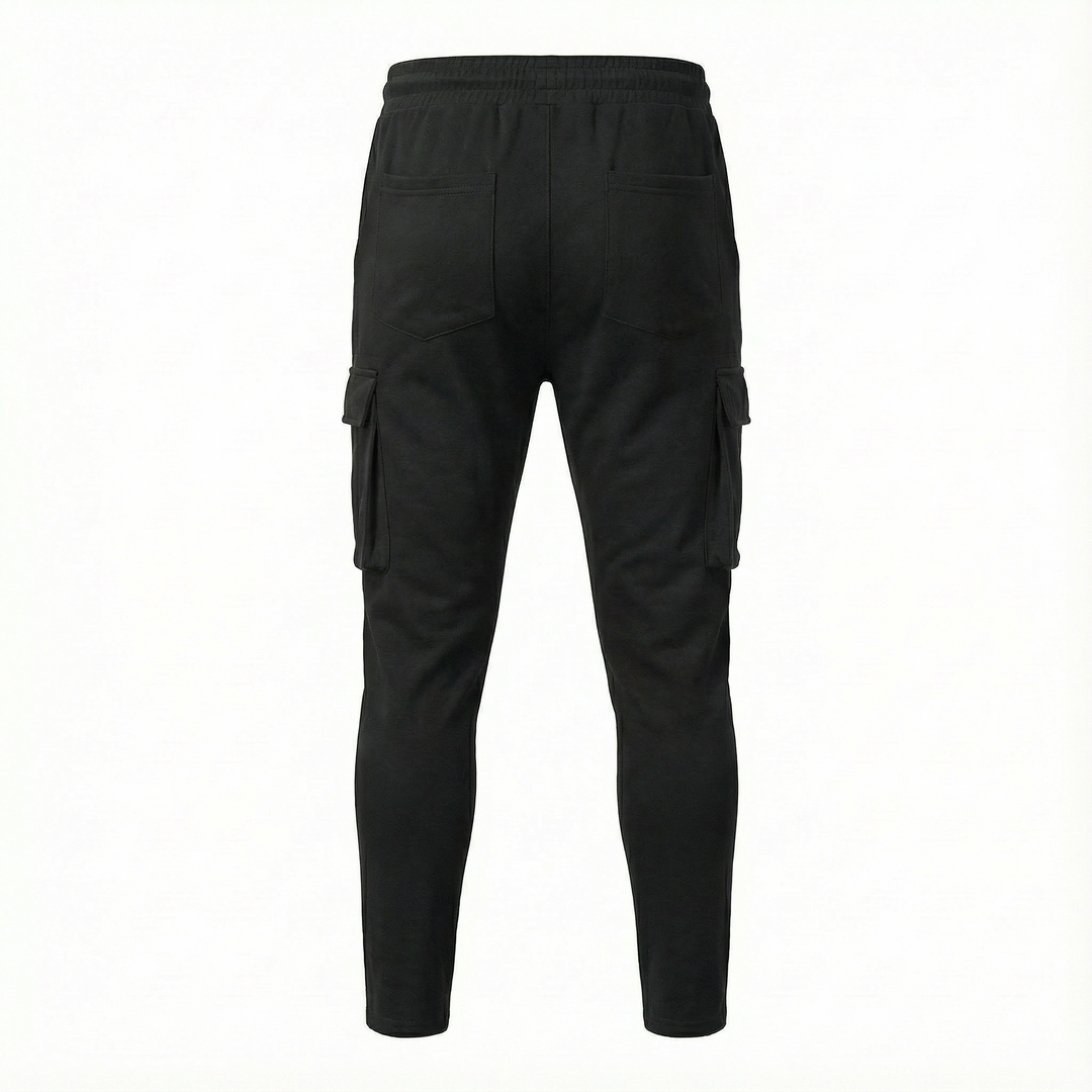 Men’s Jogger Pants – Tapered Leg, Utility Pocket Design