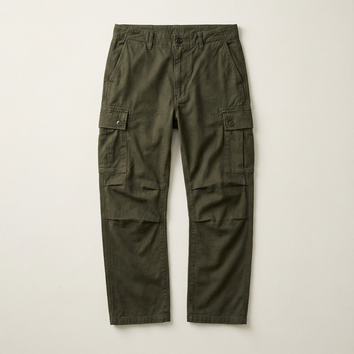 Men’s Cargo Jogger Pants – Tapered Fit, Ankle-Length Design, Side Cargo Pockets