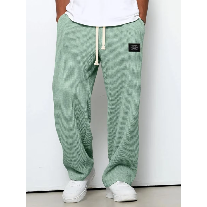 Men’s Drawstring Pants – Straight Leg Design with Side Pockets