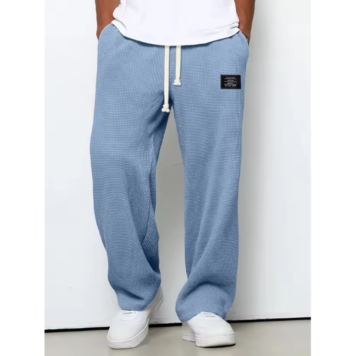 Men’s Drawstring Pants – Straight Leg Design with Side Pockets