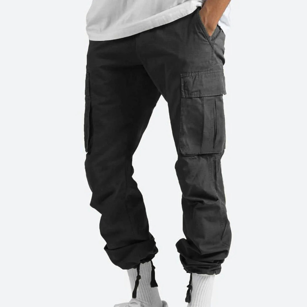 Multi-Pocket Casual Cargo Pants for Men