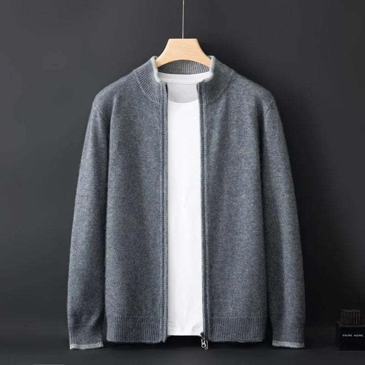 Riku | Cashmere Zip-Up Cardigan for Men