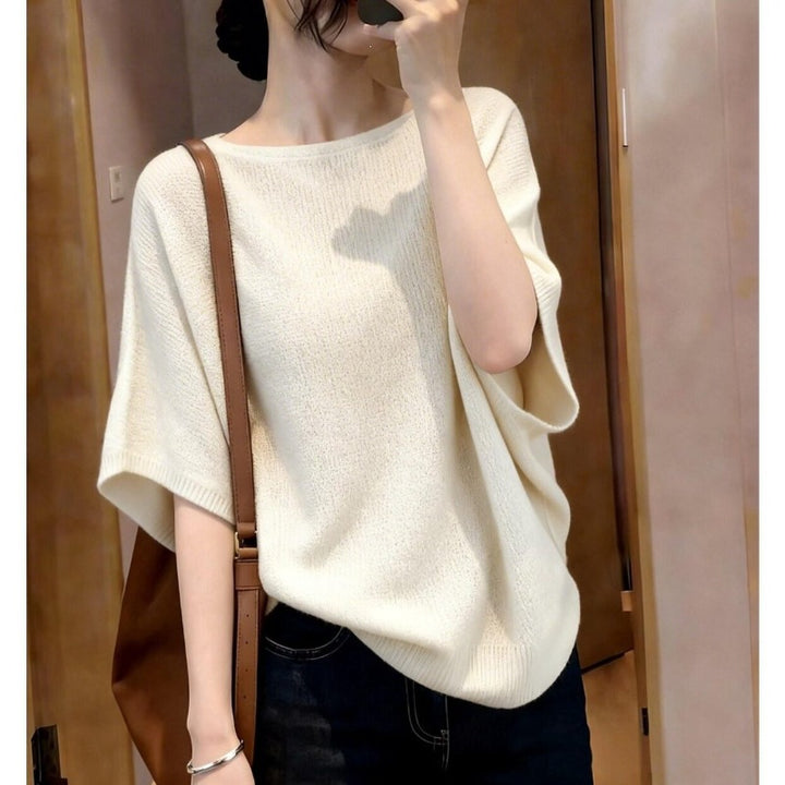 The Amélie Draped Knit Tee