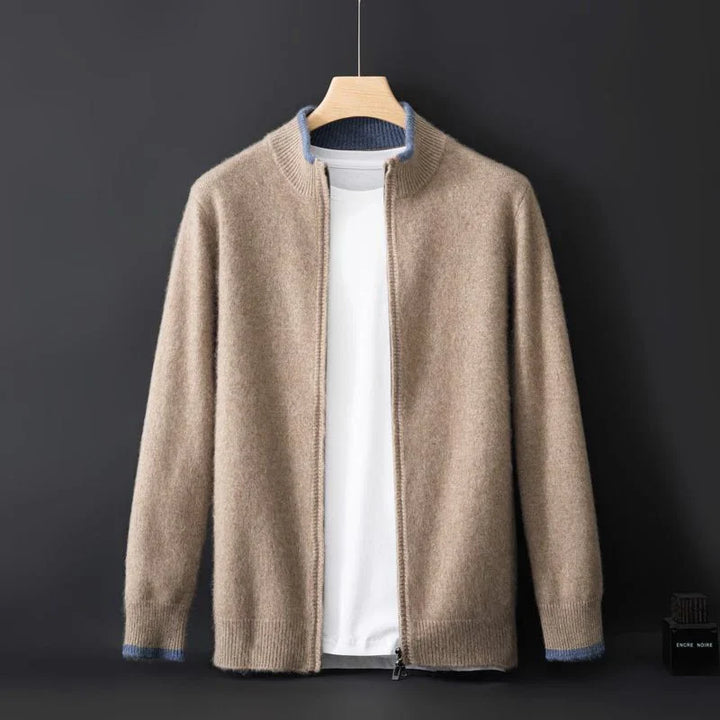 Riku | Cashmere Zip-Up Cardigan for Men