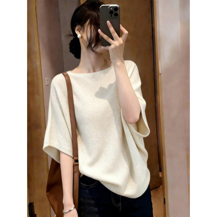 The Amélie Draped Knit Tee
