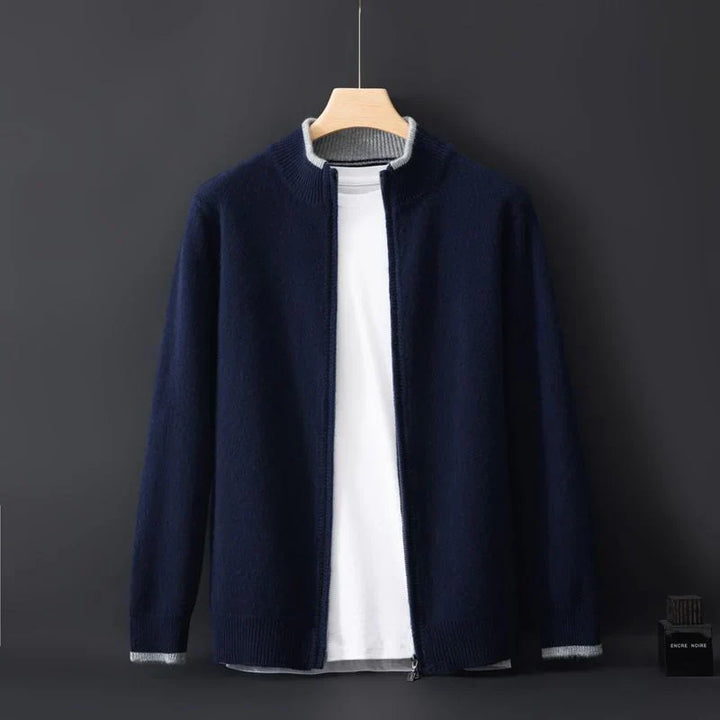 Riku | Cashmere Zip-Up Cardigan for Men