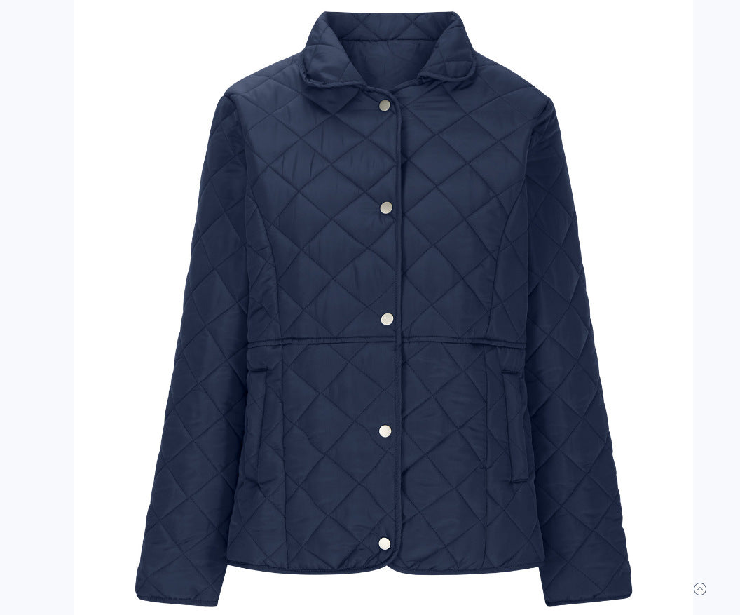 Angie | Chic Lapel Quilted Jacket