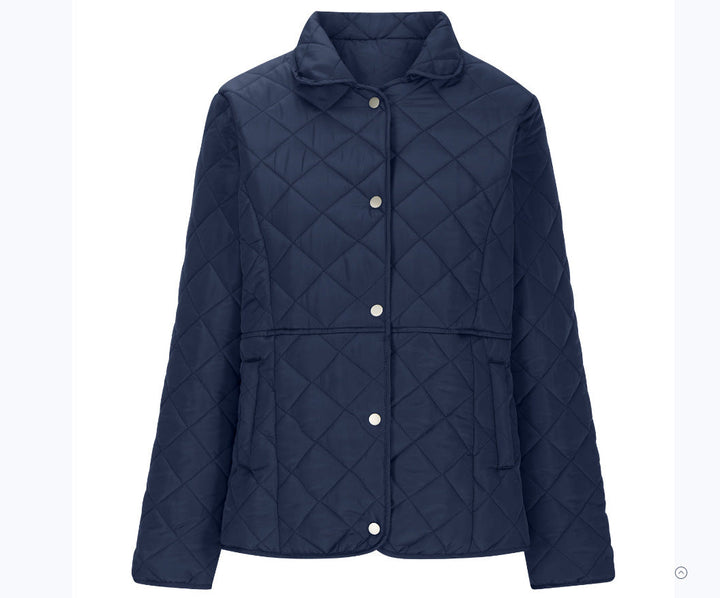 Angie | Chic Lapel Quilted Jacket