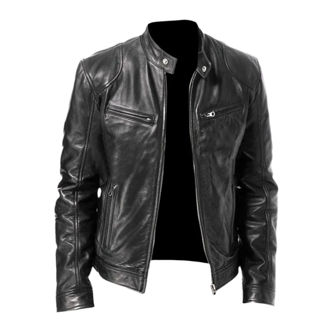 David Homme Leather Jacket – Elegant &amp; Durable Blouson with Modern and Comfortable Style